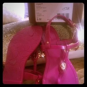 COACH thong sandals
